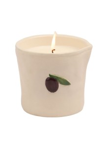 BIS0806EU Bistro 226g Olive Embossed Ceramic Candle Paddywax - Fig an Olive Boxed